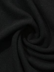 Dazy Tall Áo thun dài tay ôm sát cổ tròn dành cho nữ cao, thanh lịch cho người có vóc dáng cao. - màu đen - Xem 6