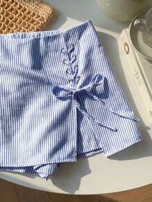 Comfortcana Quần áo mùa hè mới 2026/Quần áo mùa xuân/Quần áo mùa đông/Trang phục lễ hội cho nữ/Trang phục lễ Phục sinh/Váy dự tiệc cho nữ/Trang phục đi biển cho nữ/Trang phục dự tiệc cưới/Trang phục tốt nghiệp cho mẹ/Quần tây thanh lịch cho nữ/Bộ đồ thường ngày cho nữ/Trang phục nghỉ mát cho nữ/Đồ thể thao nữ/Quần tây nữ/Sang trọng/Phong cách Y2K/Trang phục công sở cho nữ/Trang phục dự hòa nhạc đồng quê/Quần bóng/Áo peplum/Váy sọc xanh dương/Quần short nữ mùa hè/Quần áo cỡ nhỏ XXS cho nữ/Quần short nữ/Váy nữ thường ngày/Váy nữ cỡ S - Xanh và trắng - Xem 6