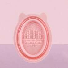 1 buah/2 buah warna Pink/Abu-abu/Ungu, Alat Pembersih Kuas Makeup, Set Alat Pembersih Kuas Kosmetik yang Dapat Diperpanjang & Digunakan Kembali, Untuk Kuas, Puff Bedak, dan Spons, Set Aksesoris Makeup, Hadiah - MultiWarna - View 17
