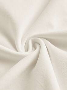 Manfinity Joysei Men's Casual Brown Patchwork Cat Print T-Shirt, Summer - Beige - View 6