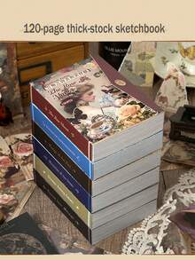 Poetry Of All Things Vintage Scrapbook Paper Set, DIY Collage Material Pad With Vintage Figures, Creative Decorative Background Paper For Journaling - Many - View 2