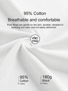 SHEIN Essnce 95%纯棉休闲简约白色女式衬衫 - 白色 - 查看 3