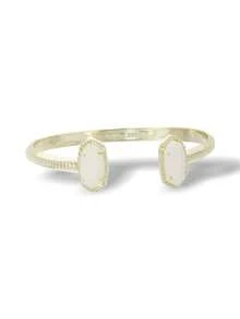 Kendra Scott Mạ vàng 14K trên chất liệu đồng thau. Kích thước: Dài 0,63 cm x Rộng 0,38 cm. Dây đeo có thể điều chỉnh. Chất liệu: Đá drusy ánh kim. Xin lưu ý: Do tính chất độc đáo của chất liệu, màu sắc thực tế có thể hơi khác so với hình ảnh minh họa. - Vàng - Xem 2