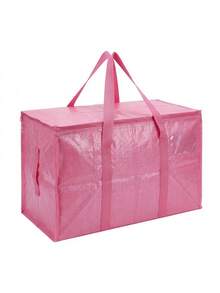SHEIN 1pc/3pcs Waterproof Clothing And Quilt Organizer Bag Moving Bag Large Capacity Zipper Bag Coated Woven Storage - Multicolor - View 6