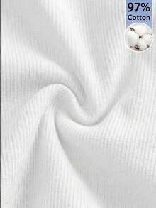 SHEIN BAE Women's Summer Rivet Detail Ribbed Fitted Tank Top,Summer Top - White - View 3