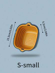 6/2 Pieces, Colander, Double Drain Basket, Plastic Colander Basket, Reusable Washing Basket, Kitchen Household Colander, Fruit And Vegetable Washing Basket, Kitchen Supplies, Kitchen Gadgets, Kitchen Accessories - Multicolor - View 8