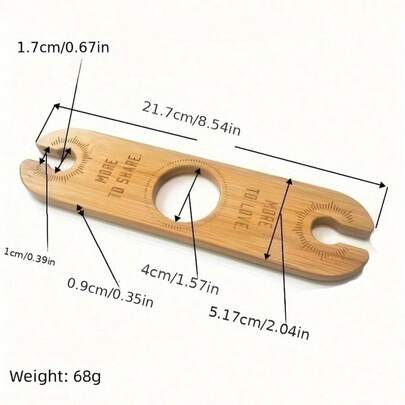 1/2/3 Stück Holz Weinregal Halter, hält 1 Flasche & 2 Gläser, kreative Holzhandwerkskunst, ideales Geschenk für Weinliebhaber