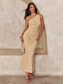 Enchnt Đầm vintage thanh lịch dành cho nữ, thích hợp cho mùa xuân/hè/thu. - Màu vàng ngỗng - Xem 4