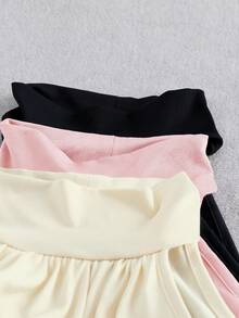 SHEIN Franclia 女士时尚优雅无袖吊带背心，内置胸罩，多功能挂脖式背心，夏季 - 彩色 - 查看 4