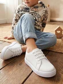 Tenis casual  unisex - Blanco - Ver 3