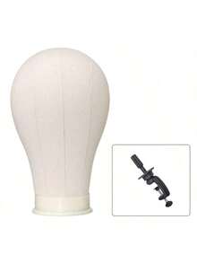 1PC, Wig Making, Beauty And Hairdressing Training Display Canvas Mannequin Head - Multicolor - View 1