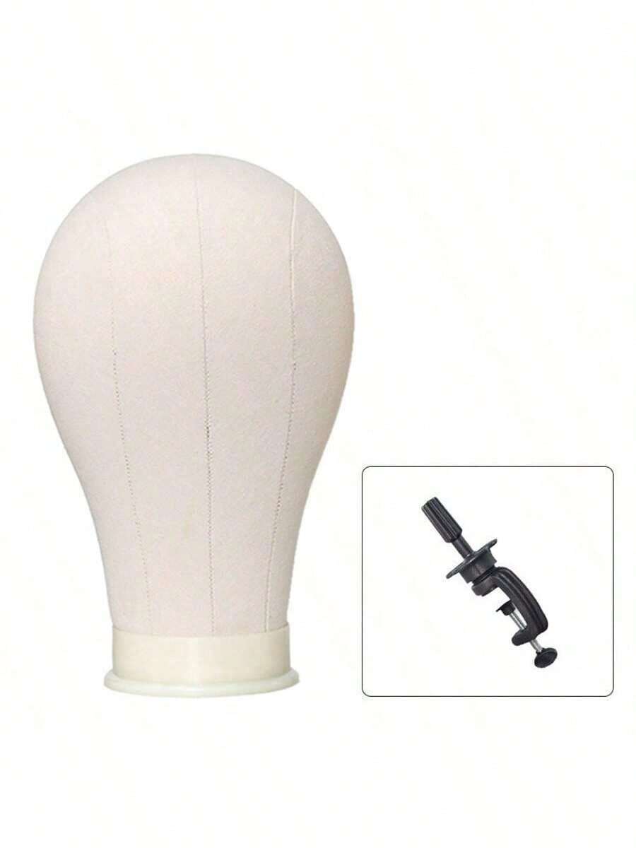 1PC, Wig Making, Beauty And Hairdressing Training Display Canvas Mannequin Head - Multicolor - View 1