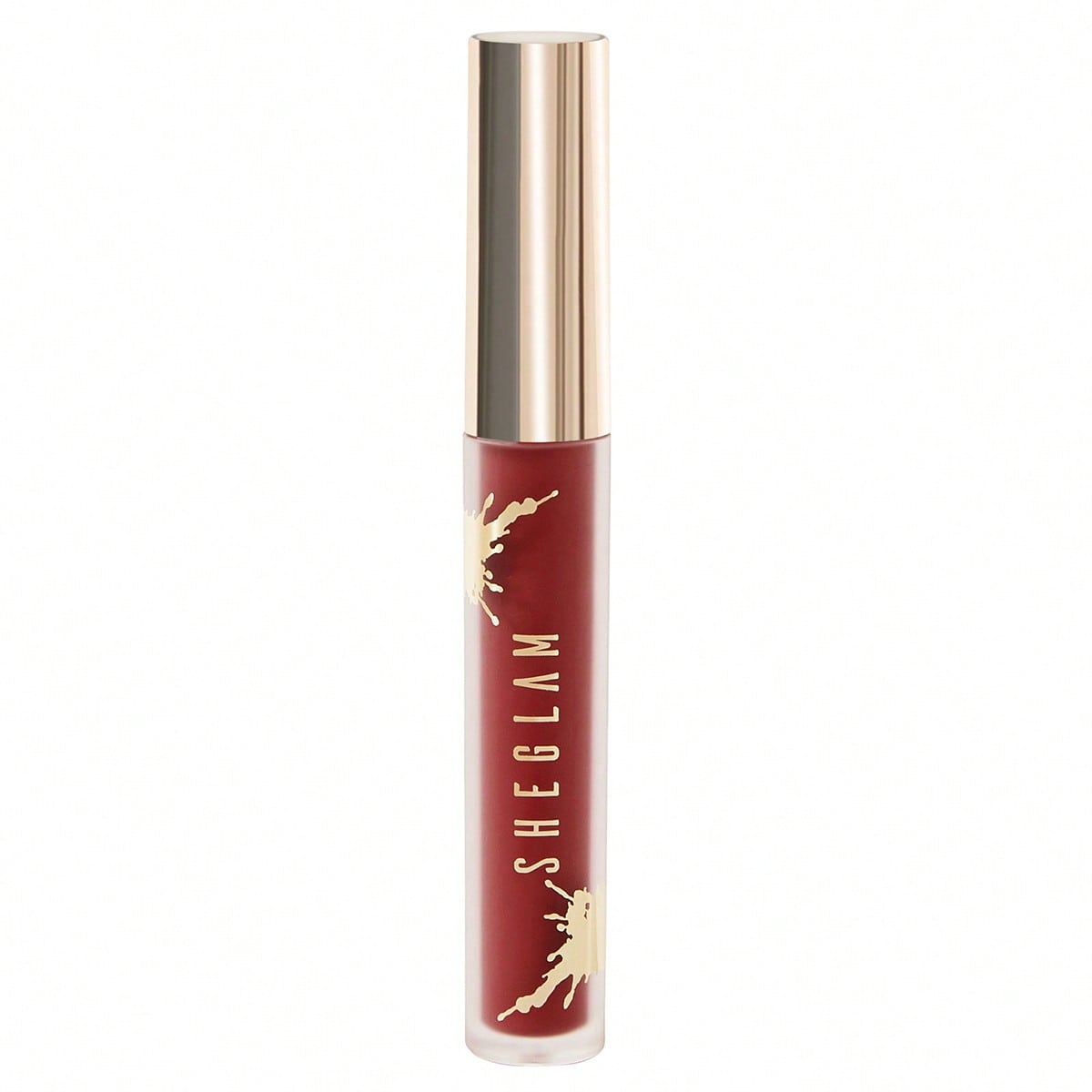 Shein Women's Crimson Matte Allure Liquid Lipstick- Long Lasting High Pigment Lipstick Nourishing Sunflower Oil Reduce Lip Fine Lines Lip Care Lip Makeup Liquid Lipstick Lip Combo Brand Beauty Makeup Face Paint Cosmetic For Girls Perfect For Spring Summer Ideal For Y2k Fancy Fashion Suitable For Birthday Mother's Day Gift Rave Party Ready Best Color