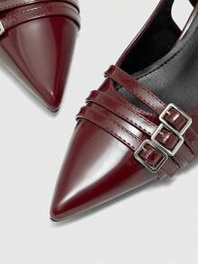 CUCCOO BIZCHIC Tacones para mujer - Burdeos - Ver 4