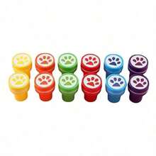 12/24/50 Pack Dog Claw Seal Set - Automatic Inking, Multi Color Mini Seals Suitable For Teachers, Classroom Activities, And Party Gifts - Multicolor - View 2
