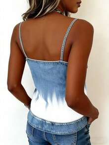 EMERY ROSE Áo hai dây lửng ôm sát dành cho nữ - trắng - Xem 2