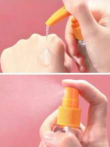 7Pcs Travel Toiletries Bottles Set, Leak-Proof Refillable Spray Containers For Shampoo Lotion, Portable Cosmetic Accessories For Men Women - Multicolor - View 7