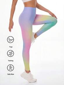 Core Rhythm Women's High Waist Ombre Shaping Leggings - Multicolor - View 6