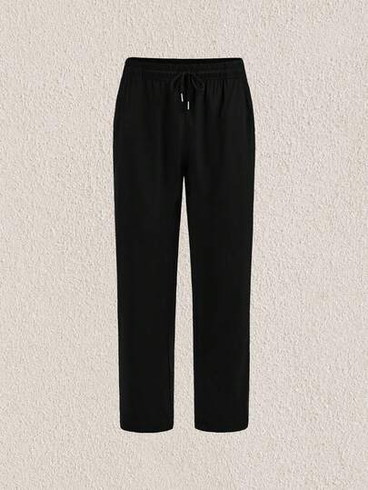 Mercer Haus 男士抽绳腰直筒裤，秋季