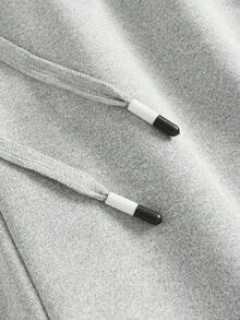 Driftmere 男士休闲运动直筒裤，带拉链口袋，四季皆宜 - 淺灰色 - 查看 3