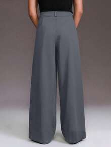 STYNVO Pantalones casuales sueltos de unicolor para hombres - Gris - Ver 2