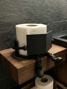 Joivida Single Unit Cartoon Character Toilet Paper Holder, Fade-Resistant Plastic Design, Countertop & Edge-Mountable Tissue Roll Stand, Decorative Bathroom & Kitchen Accessory For Home, Office & Travel, Perfect Birthday, Holiday, Valentine's Day & Party Gift For Adults, Decor Enthusiasts & Hosts,Spring To Summer - Tissue storage rack - View 12