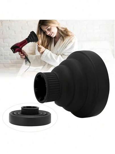 1 Set Of Foldable Silicone Hair Dryer Diffuser, Portable Multi-Purpose Foldable Heat-Resistant Silicone Diffuser, Suitable For Hair Blowing, Salon Professional Styling, Back To School, Travel And Vacation Essentials, Female Hair Accessories, Sliding Brush, Hairdressing Accessories, Hair Dryer, Hair, Hairdresser, Hair Tools, Hair Products, Hair Dryer Accessories, Hair Products, Hair Tools, Hair Care, Curling Brush, Hairdressing Accessories, Hairdressing Equipment