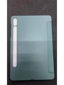 适用于三星 Galaxy Tab S9 Fe S8 S7 A9 + A7 Lite S6 Lite / Tab P11 Plus 的可折叠平板电脑保护套，防震保护套（深绿色） - 墨綠色 - 查看 8