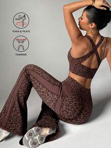 Dewbera Women Sports Sets - Brown - View 1