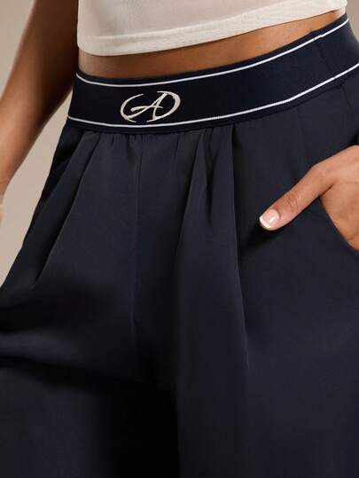 Normani Spring Summer Concert Outfits For Women Going Out Outfits Casual 2000s Y2k 90S Club Vintage Rave Outfits Festival Old Money Streetwear Easter St Patrick's Day Women Party Beach Wedding Going Out Graduation Elegant Vacation Casual Festival Formal Women's Dark Blue Casual Sports Contrast Elastic Elastic Embroidered Logo Casual Trousers