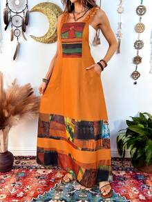 Hansera 女士碎花露背吊带连衣裙 - 彩色 - 查看 3