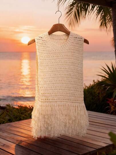 GlowEve New Arrival European And American Fashion Mixed Color Knitted Sweater Top