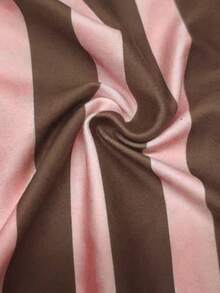INAWLY Women's Asymmetric Neck Striped Y2K Style Top, Suitable For Daily Wear And Gatherings - Multicolor - View 4