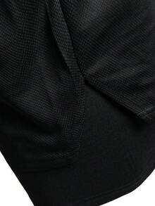 Manfinity Sport Corelite Quần short thể thao nam hai lớp, cạp chun, có dây rút - màu đen - Xem 7