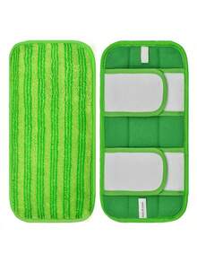 1PC 2PCS 3PCS Cationic Material Microfiber Mop Pads 12 Inch Reusable Washable For Robot Vacuum Cleaner High Absorption Easy Clean Home Cleaning Accessories - various - View 4