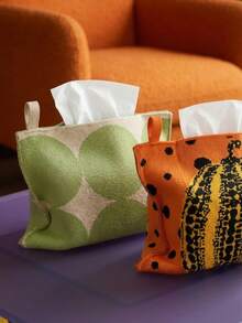Joivida 1Pc Original High-End Heart Knitted Fabric Tissue Box, Hanging Tissue Cover For Car & Home, Desktop Tissue Storage Pouch - Multicolor - View 17