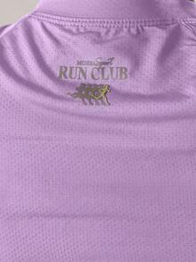 Musera Sport Solid Color Short Sleeve Sports Tee Running Short Active Comfy Workout Gym Running Run Club Gym Fitness Yoga Pilates Daily Casual - Lilac Purple - View 5