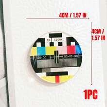 Joivida 1个/2个新款INS风复古电视无信号亚克力冰箱贴，外观精美 - 多色 - 查看 13