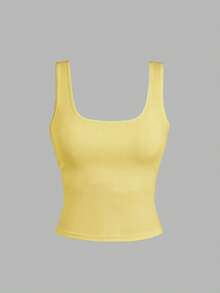 EMERY ROSE Áo tank top in họa tiết cỡ lớn, Áo tank top cổ tròn dáng casual cỡ lớn dành cho nữ, Áo tank top thời trang cỡ lớn dành cho nữ, Bộ 3 áo tank top cỡ lớn dành cho nữ, Áo tank top mùa hè - Nhiều màu - Xem 5