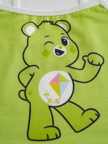 SHEIN X Care Bears 4pcs Young Girl Lingerie Set, Pink & Green Camisole And Shorts, Cute Bear Collaboration Series - Multicolor - View 15