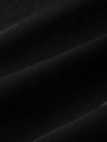 PAVTROS 男士加大码字母印花翻领拉链休闲通勤短袖衬衫，工装风格衬衫，简约优雅，通勤休闲时尚单品，节日礼物，最佳礼物 - 黑色 - 查看 7