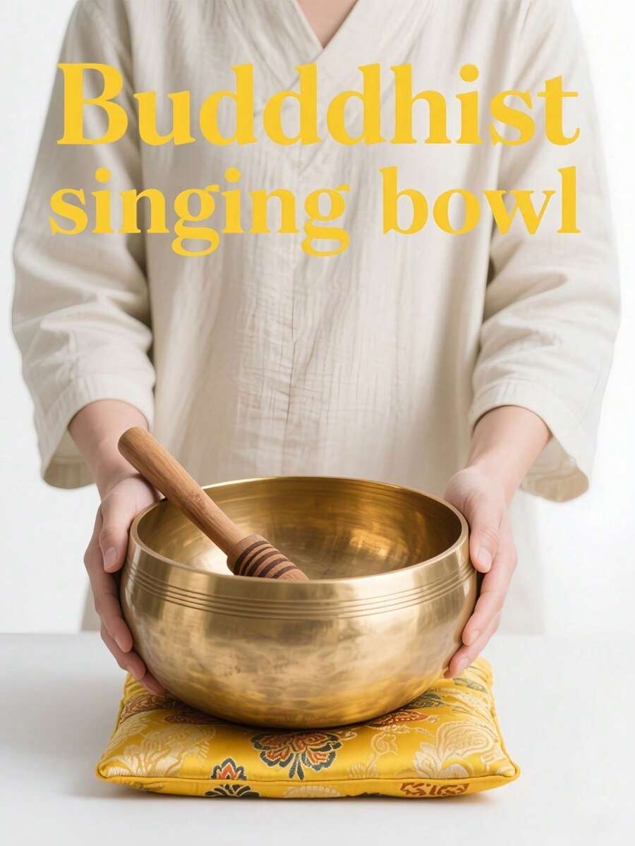 Bộ chuông thiền Nepal này bao gồm một chuông thiền, một que gõ, các vòng đệm và một túi đựng. Sản phẩm có họa tiết chạm khắc độc đáo kiểu Nepal. Chỉ cần gõ và xoay để tạo ra âm thanh. Người ta tin rằng nó giúp thư giãn tâm trí và cơ thể, thúc đẩy thiền định, làm dịu tâm trí, hỗ trợ giấc ngủ và giảm lo âu. Thích hợp cho các bữa tiệc, tụ họp, như một nhạc cụ, và cũng là một món quà lý tưởng cho thanh thiếu niên. Màu sắc của vòng đệm được chọn ngẫu nhiên. - Nhiều màu - Xem 1