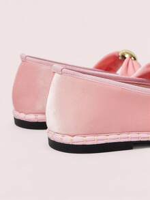 CUCCOO DOLLMOD Women's Shoes Classic Pink Velvet Flats Mary Jane - -41 pink - View 4