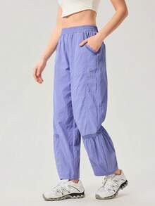 OutZeal Quần thể thao nữ, thích hợp cho cắm trại, leo núi, du lịch, chống thấm nước, thiết kế lưới thoáng khí với túi bên hông. - Màu tím - Xem 7