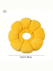 Cute Sunflower Shaped Pet Cone Collar - Bite Proof Elizabethan Collar For Dogs And Cats, Soft Comfy Recovery Collar Alternative, Adjustable Anti-Lick Cat Cone For , Funny Pet Head Cone Accessory - Yellow - View 7