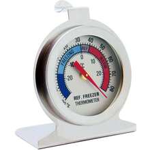 1Pc Stainless Steel Large Dial Refrigerator Thermometer, -20°C~20°C/-20°F~80°F, Battery Free, Non-Contact, Easy To Read Refrigerator And Freezer Temperature, Suitable For Refrigerators And Freezers - Multicolor - View 7