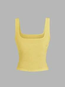 EMERY ROSE Áo tank top in họa tiết cỡ lớn, Áo tank top cổ tròn dáng casual cỡ lớn dành cho nữ, Áo tank top thời trang cỡ lớn dành cho nữ, Bộ 3 áo tank top cỡ lớn dành cho nữ, Áo tank top mùa hè - Nhiều màu - Xem 6