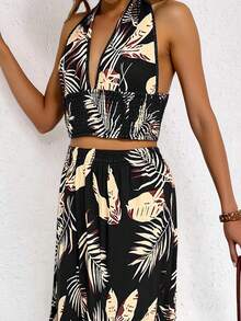 SHEIN Women Two-Piece Outfits - 黑色 - 查看 4
