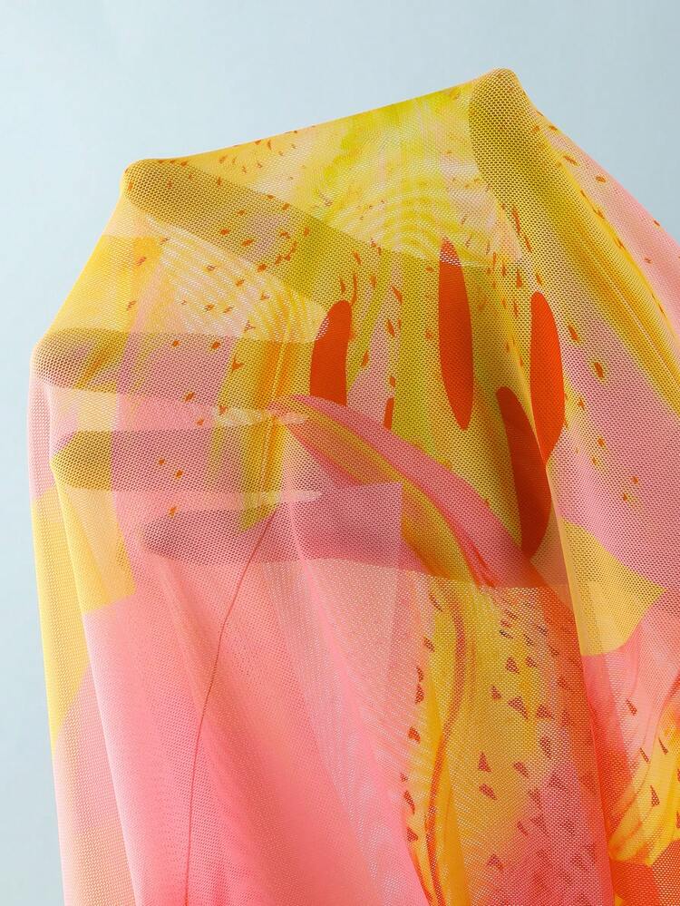 Swim Oasis Conjunto de traje de baño de 3 piezas para mujer con parte superior halter inalámbrica de unicolor, Bottom de natación con lazos laterales y falda de malla para vacaciones de verano en la playa - Multicolor - Añade 8