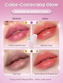 SHEGLAM Silk Slip Son DưỡNg MôI DầU-Pinky Wink ThươNg HiệU LàM đẹP Trang đIểM Mỹ PhẩM Cho Phụ Nữ Và Cô GáI HoàN HảO Cho MùA Hè MùA XuâN Lý TưởNg Cho Y2K ThờI Trang Sang TrọNg Phù HợP Cho Sinh NhậT NgàY CủA Mẹ Quà TặNg TiệC SẵN SàNg MàU SắC TốT NhấT - 107 Pinky Wink - Xem 5